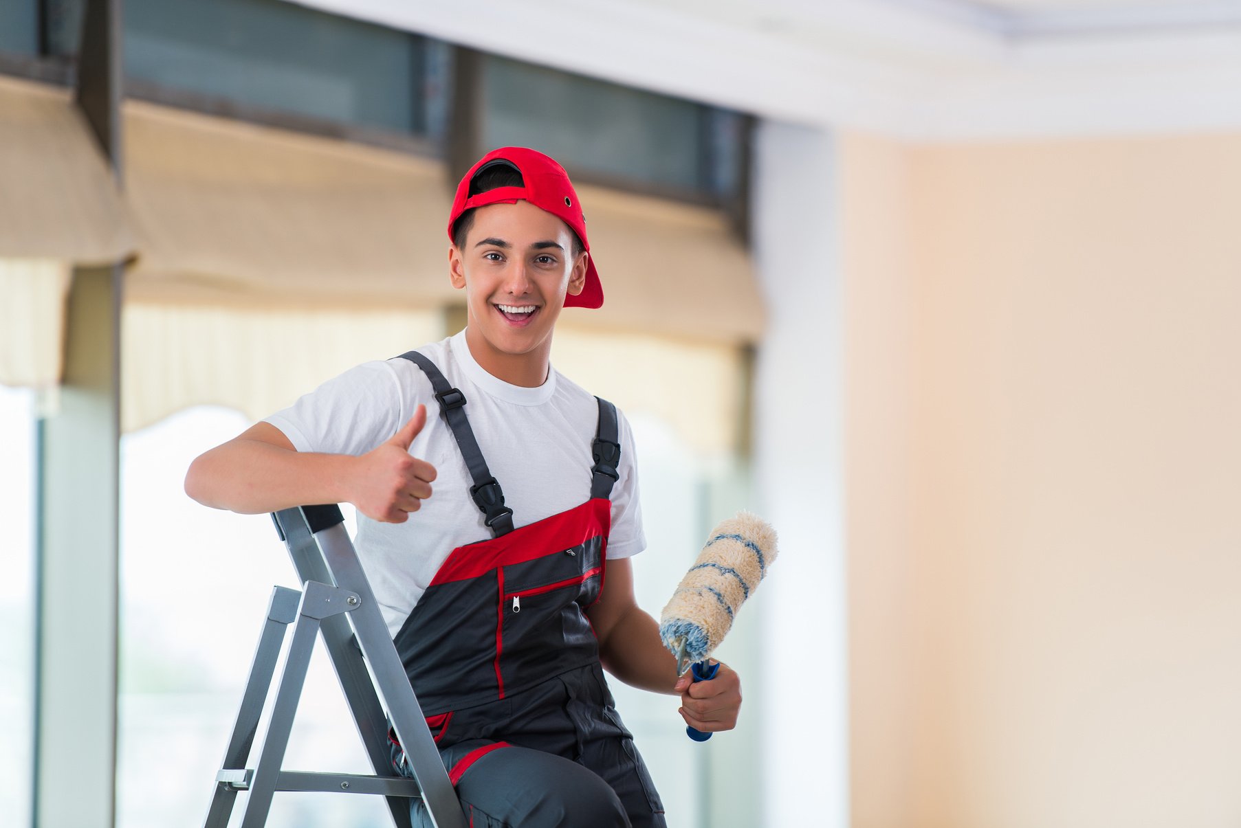 Young Painter Painting  